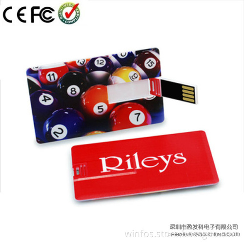 Slim Credit Card Pen Drive USB with High Speed